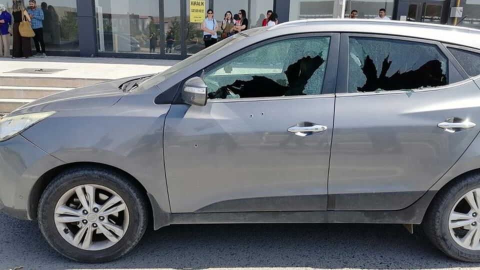 Araca silahlı saldırı