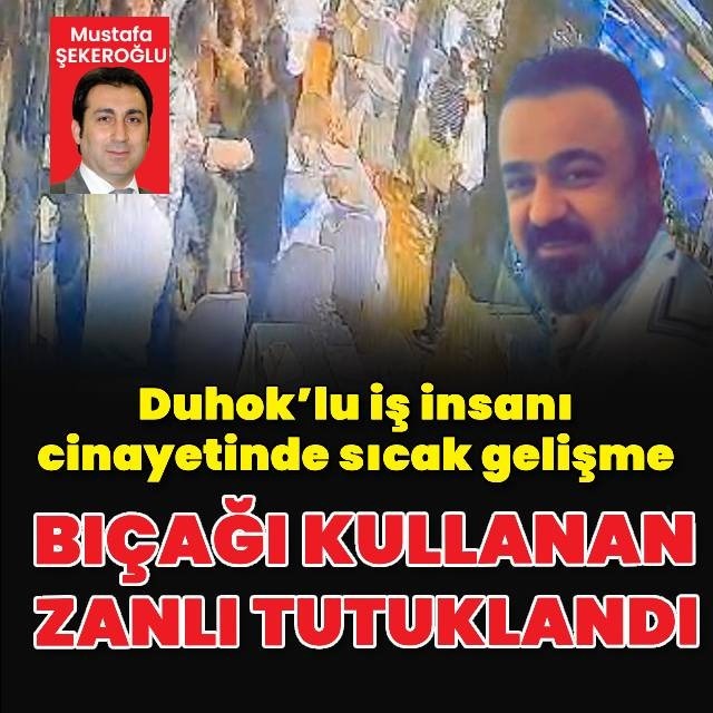 Bıçağı kullanan zanlı yakalandı