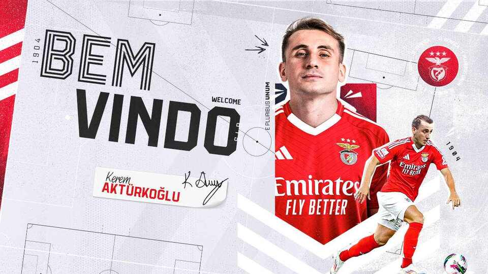 Kerem Aktürkoğlu, Benfica'da!