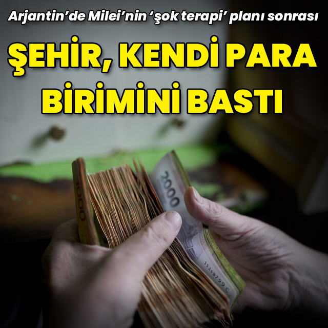 Arjantin'de bir kent 'kendi para birimi'ni yarattı