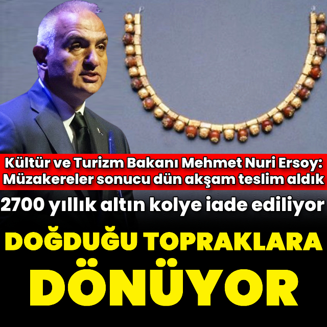 Doğduğu topraklara dönüyor