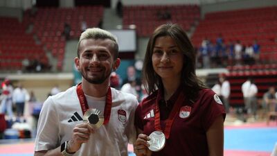 Tekvandoda madalya alan milliler Konya'da!