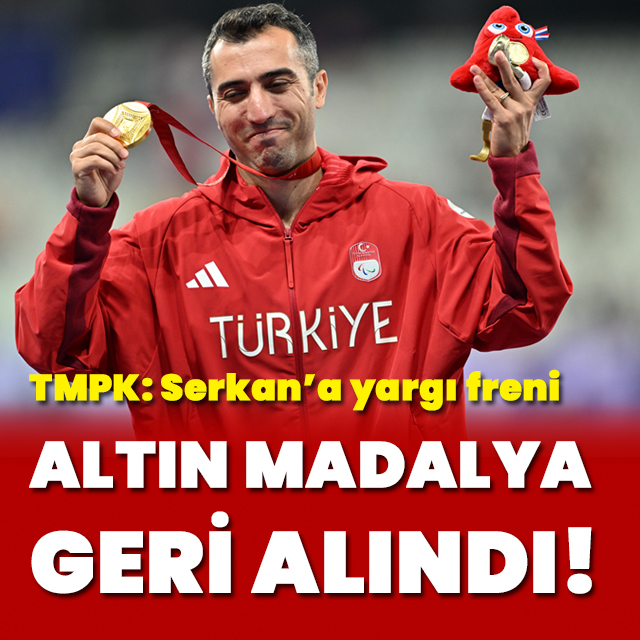 Milli atletin altın madalyası geri alındı