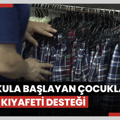 Ankara Büyükşehir Belediyesi'nden ilkokula başlayan çocuklara okul kıyafeti desteği