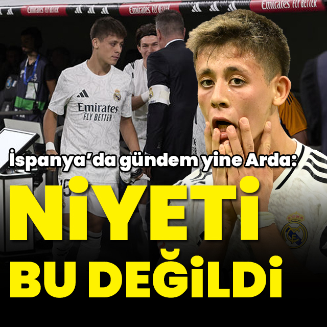 "Niyeti bu değildi"