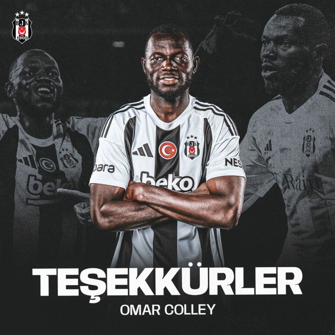 Omar Colley'den Beşiktaş açıklaması!