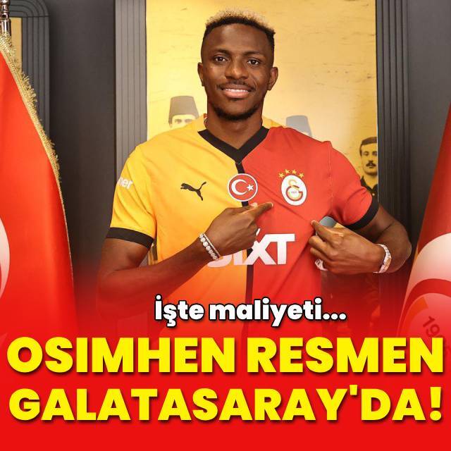 Galatasaray Osimhen transferini açıkladı!