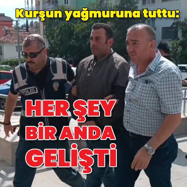 Baba ve oğulu vuran zanlı: Her şey bir anda gelişti