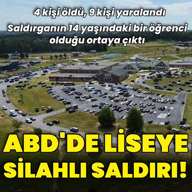ABD'de liseye silahlı saldırı: Şüphelinin kimliği belli oldu!