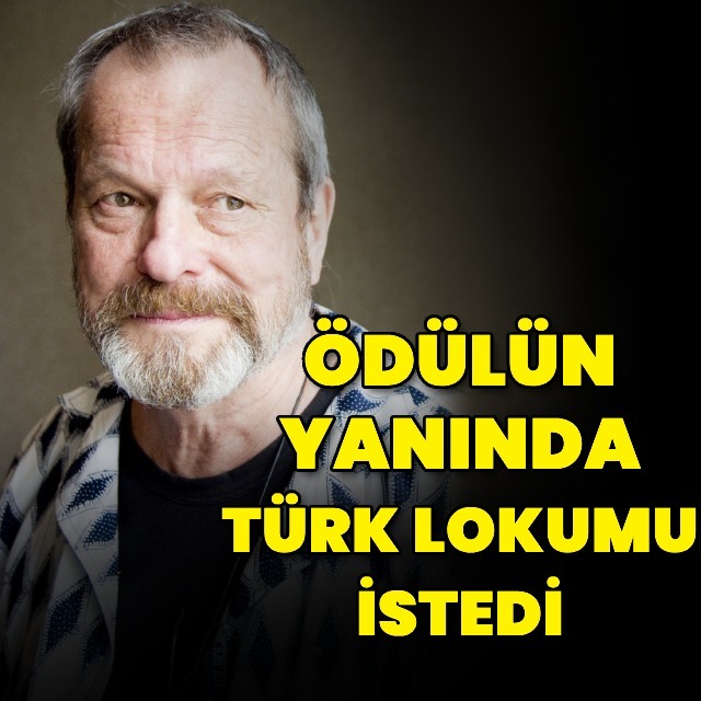 Ödülün yanında Türk lokumu istedi