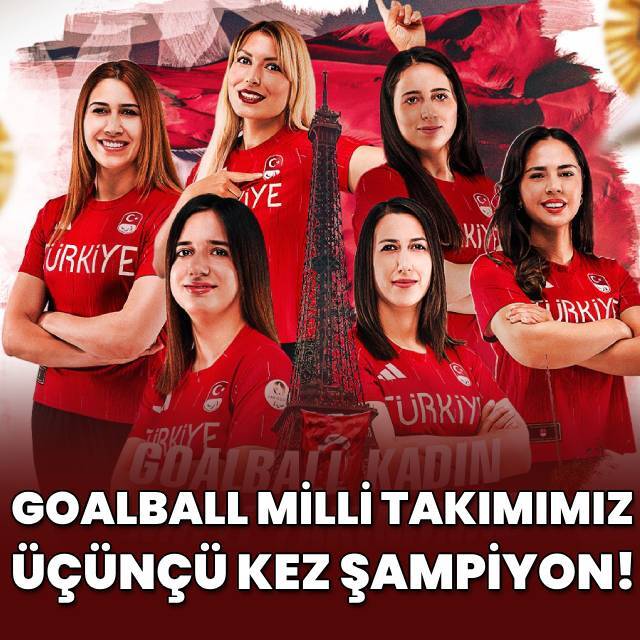 Goalball Milli Takımımız Paralimpik şampiyonu!