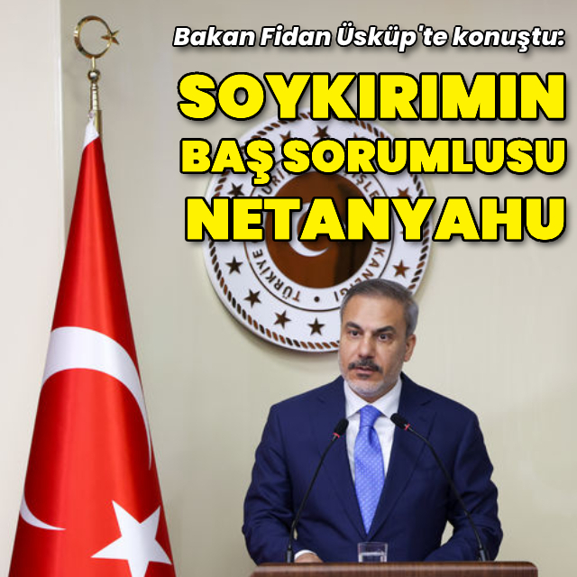 "Soykırımın baş sorumlusu Netanyahu"