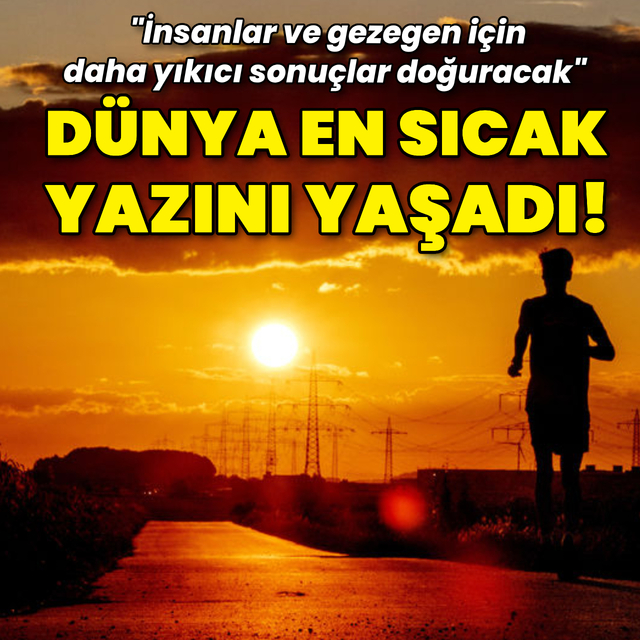 Dünya 2024'te en sıcak yazı yaşadı