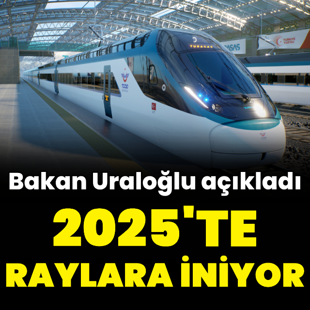 Milli Hızlı Tren'in ilk testi 2025'te yapılacak