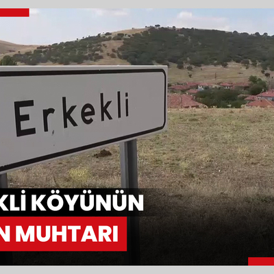 Erkekli köyünün kadın muhtarı