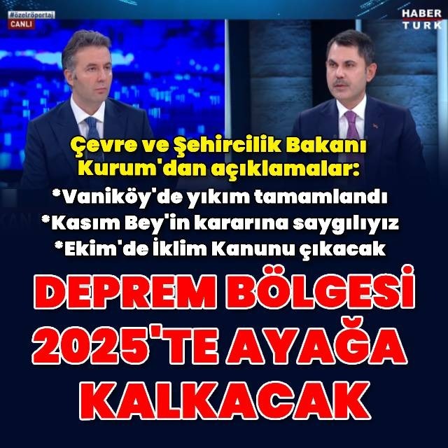 Kurum'dan Habertürk'e açıklamalar