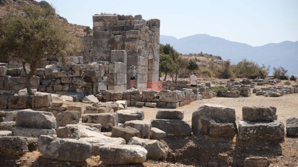 Kaunos Antik Kenti'nde yeni kalıntılar