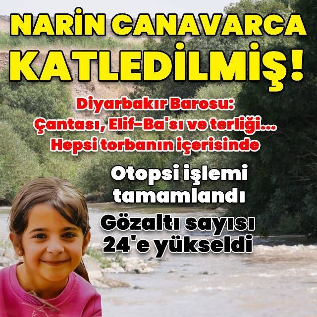 Kahrolduk! Narin canavarca katledilmiş!