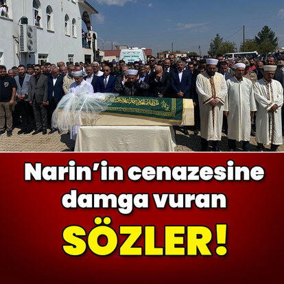  Cenaze törenine damga vuran sözler!