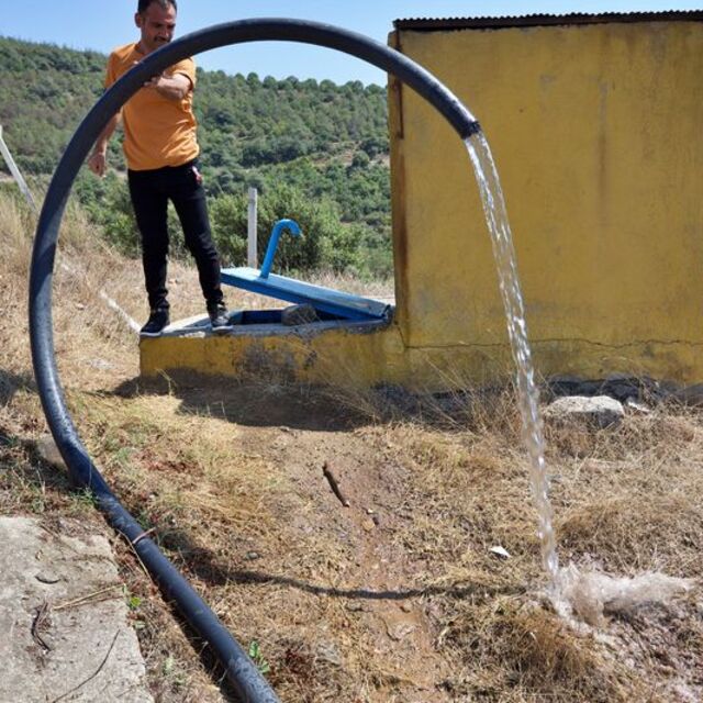Çobanın kaynakları köye can suyu oldu