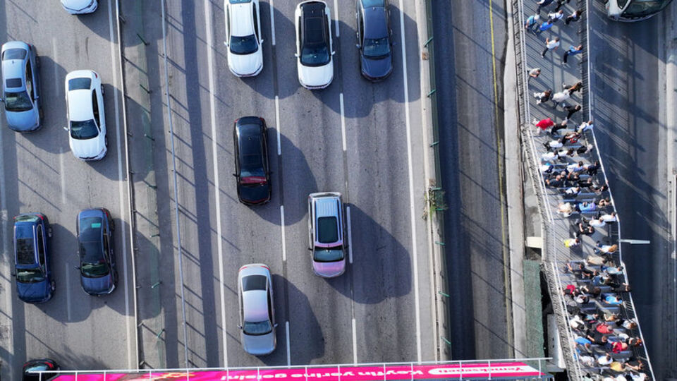 İstanbul'da trafik yoğunluğu