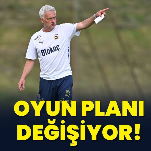 Mourinho oyun planını değiştiriyor!