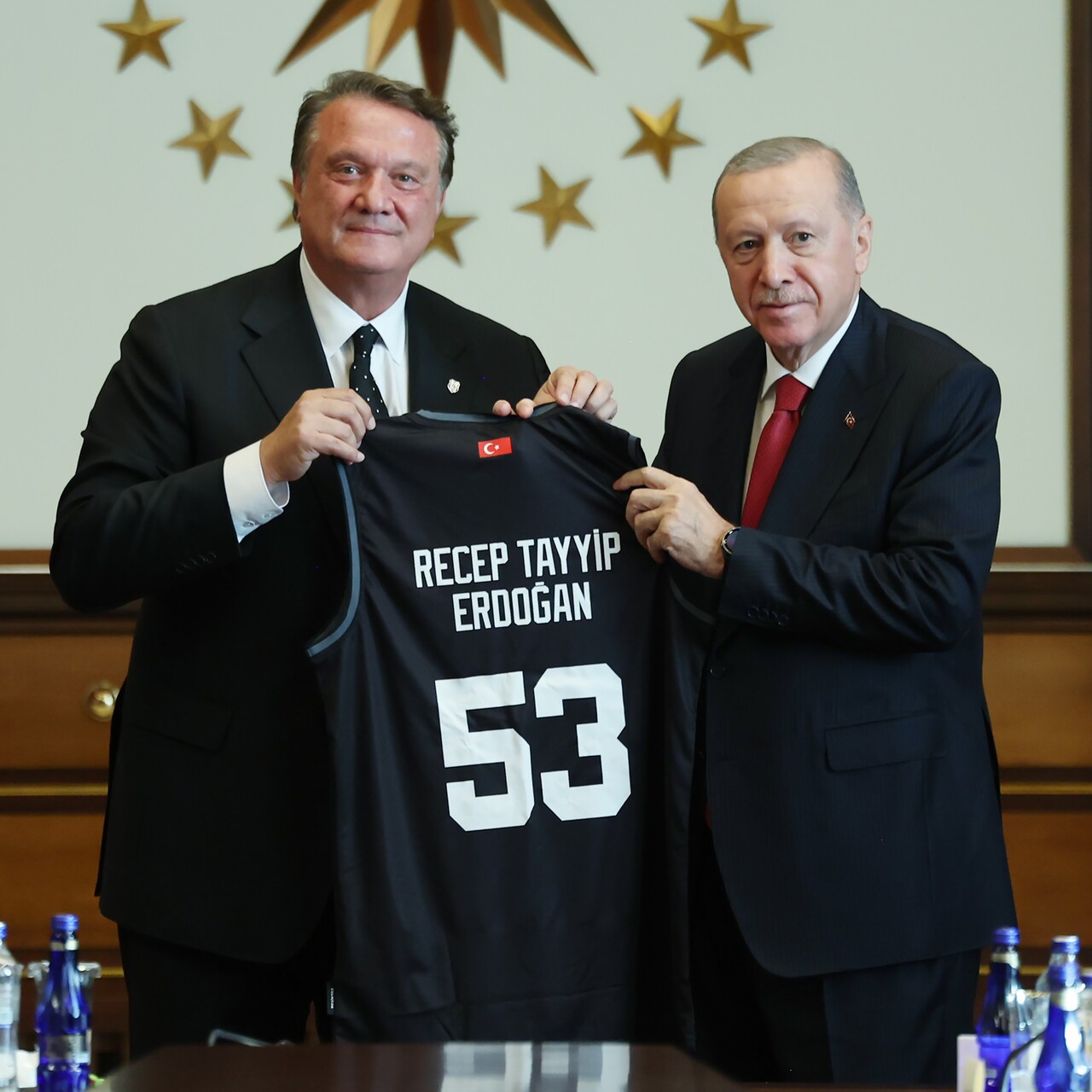 Cumhurbaşkanı Erdoğan, Beşiktaş'ı kabul etti