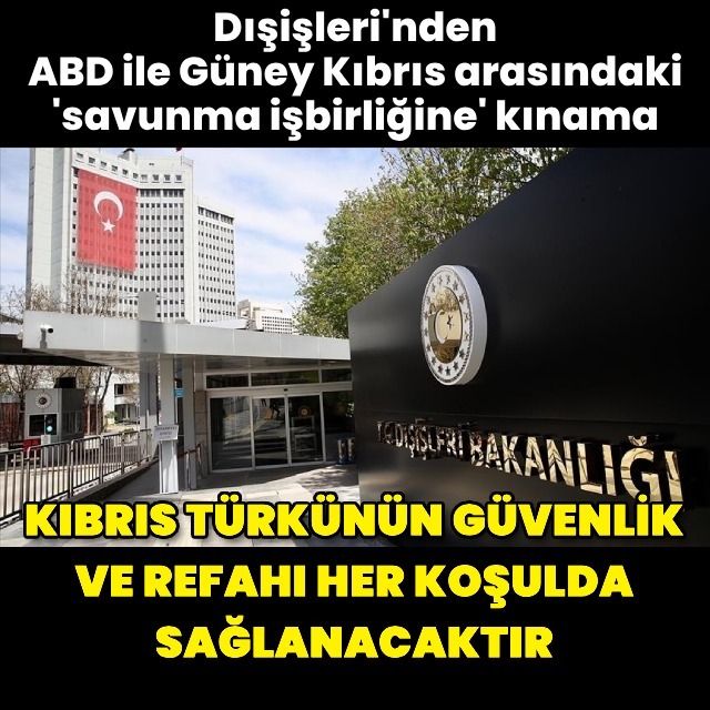 Dışişleri'nden kınama