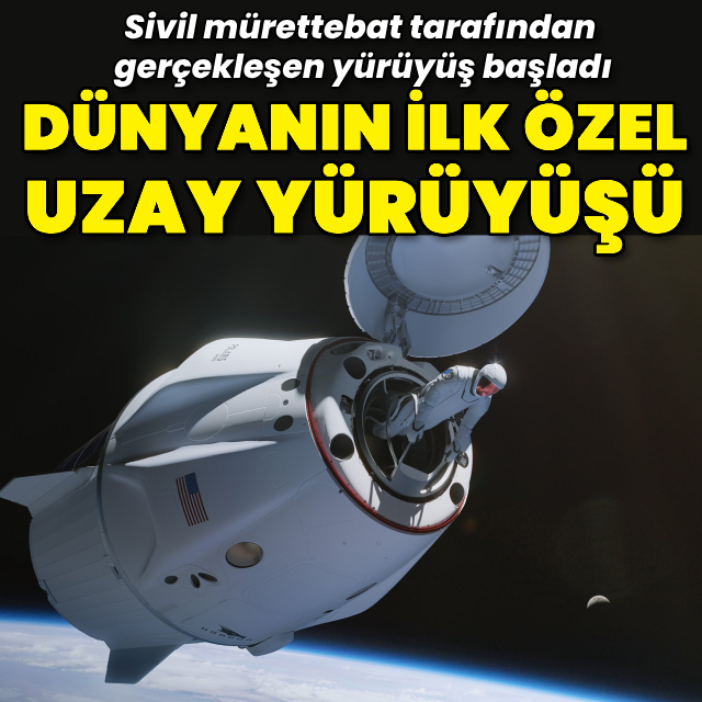 Dünyanın ilk özel uzay yürüyüşü başladı