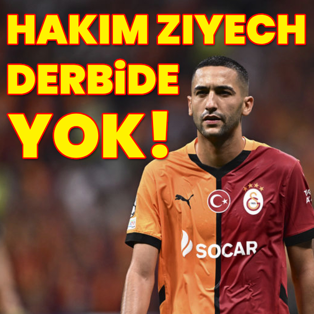 Ziyech derbide yok!