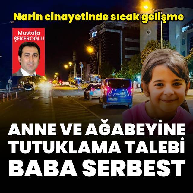 Narin cinayetinin şüphelilerinin savcılık ifadeleri tamamlandı