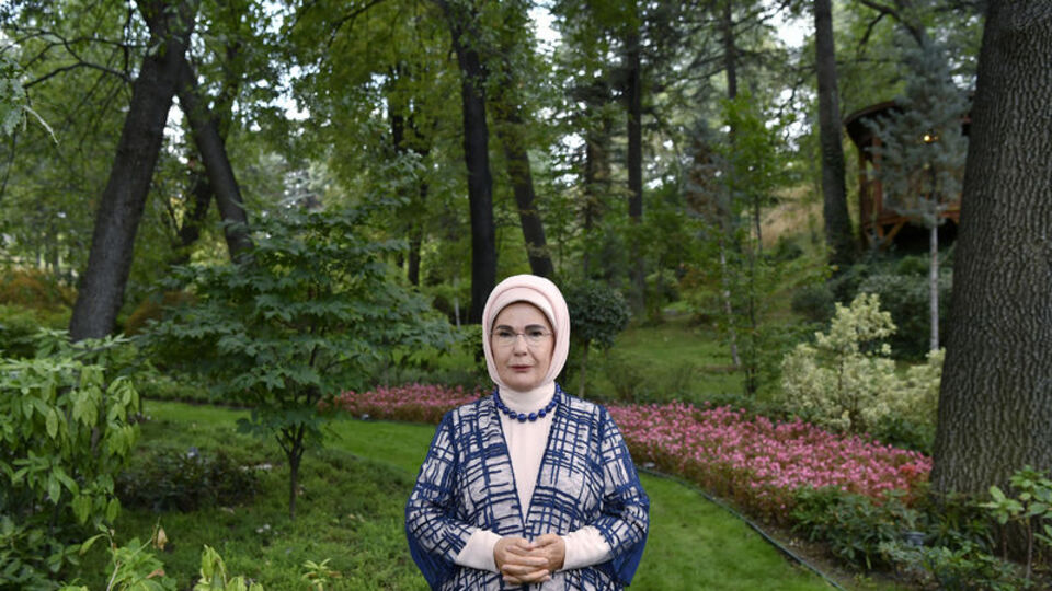 Emine Erdoğan Kiev'deki 4. Lider Eşleri Zirvesi'ne mesaj gönderdi