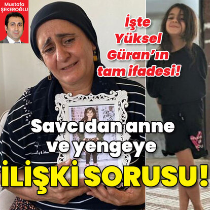  Savcıdan anne Yüksel ve yenge Maşallah'a ilişki sorusu!