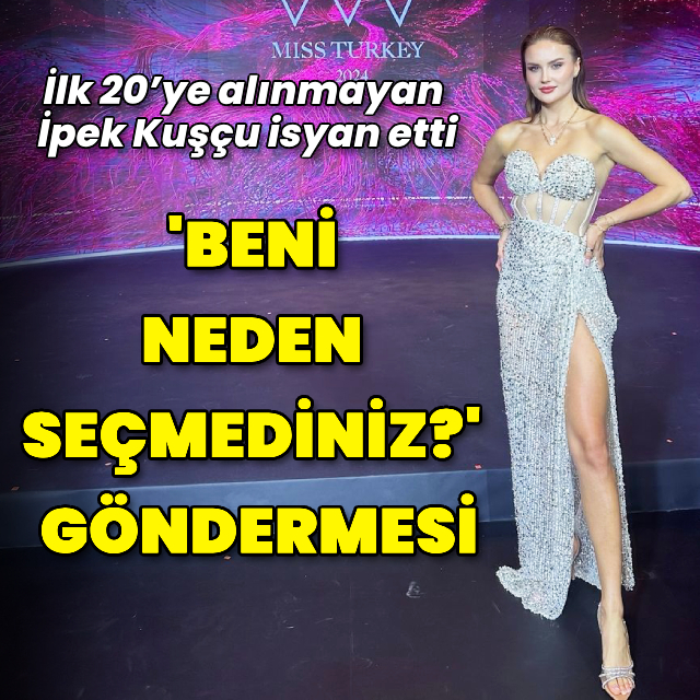 'Beni neden seçmediniz?' göndermesi