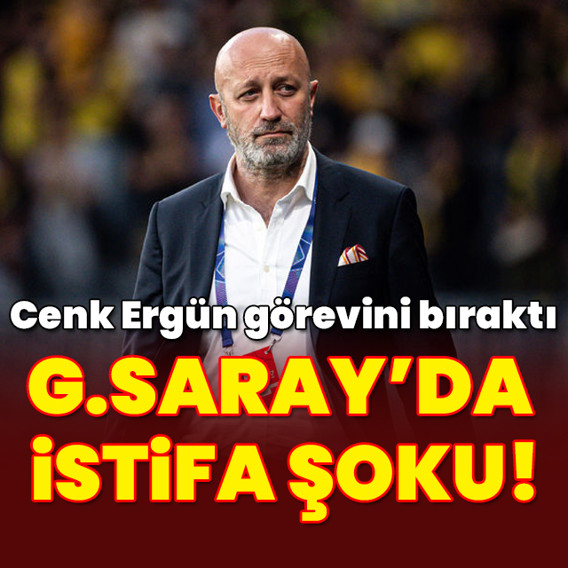 Galatasaray'da istifa şoku!