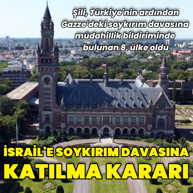 Bir ülke daha İsrail'e karşı açtığı soykırım davasına müdahil olacak