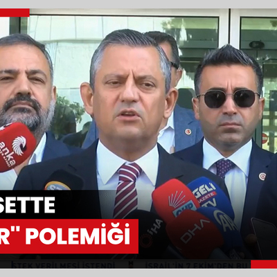 Siyasette ''özür'' polemiği