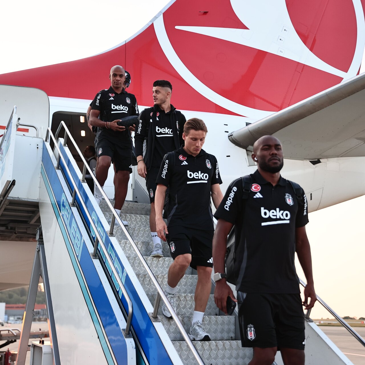 Beşiktaş, Trabzon'a ayak bastı!