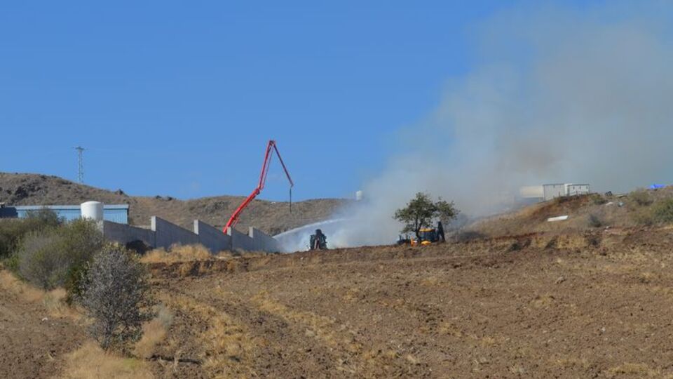 Çankırı'da yangın hasara yol açtı