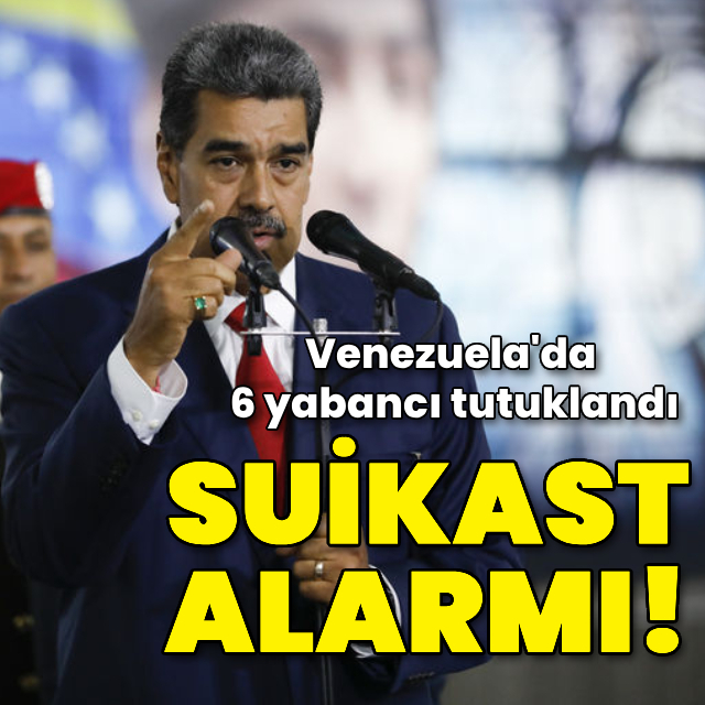 Maduro'ya suikast hazırlığı iddiası