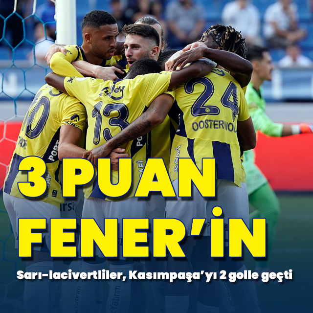  3 puan Fenerbahçe'nin!
