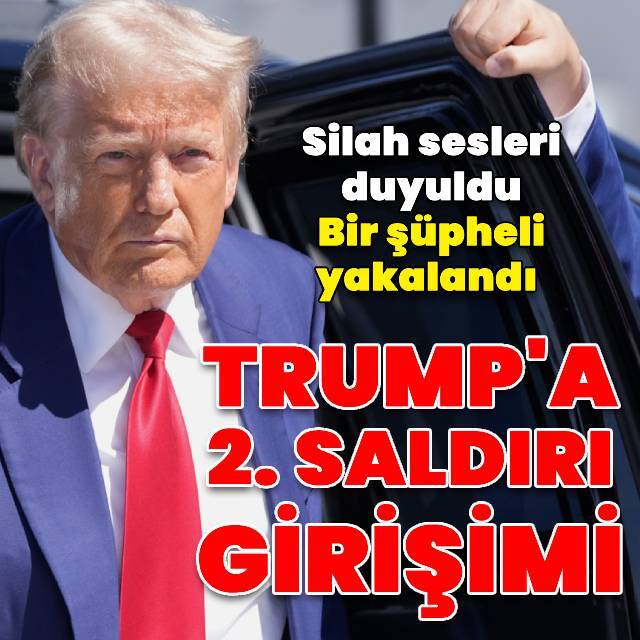  Silah sesleri duyuldu! "Trump güvende"