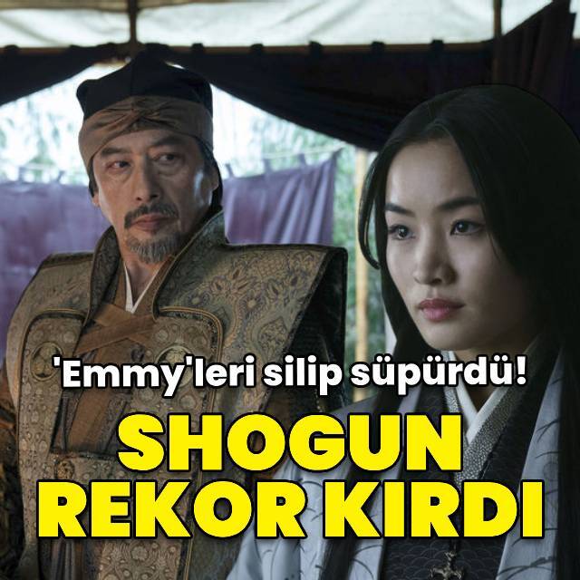 'Emmy'leri silip süpürdü! Shogun rekor kırdı!