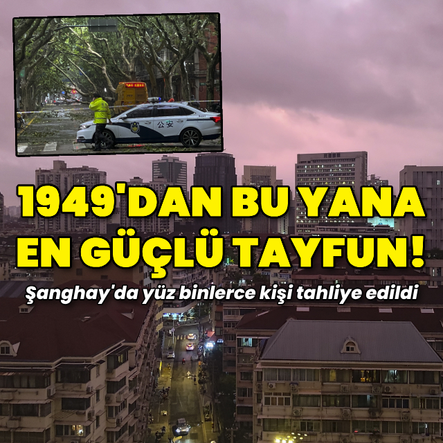 1949'dan bu yana en güçlü tayfun!