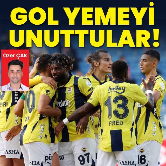 Fenerbahçe gol yemeyi unuttu!