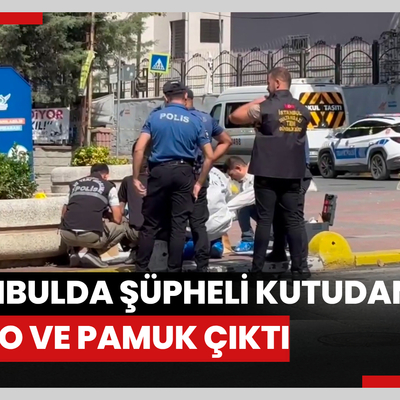İstanbulda şüpheli kutudan kablo ve pamuk çıktı