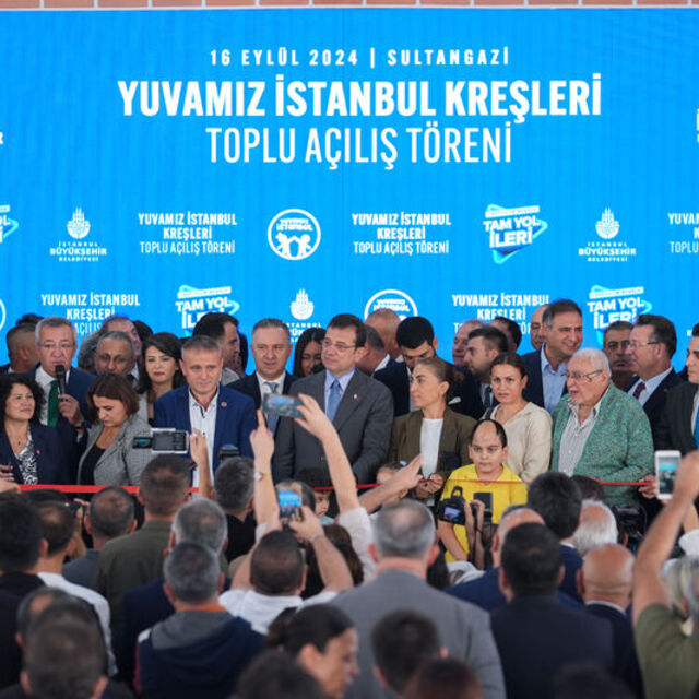 İBB'nin 21 kreşi hizmete girdi