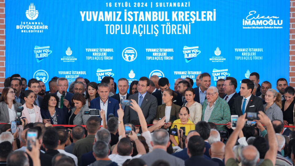 İBB'nin 21 kreşi hizmete girdi