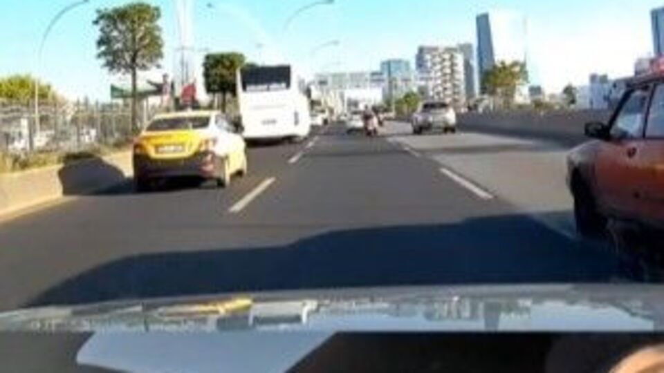 Trafikte makas atan sürücü gözaltında