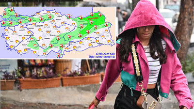 Meteoroloji'den saatli kritik uyarı! 5 bölgede sağanak!